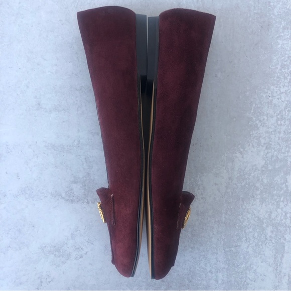 🌼 Pappagallo Vintage Suede Leather Flat Loafers 9 - Picture 6 of 10